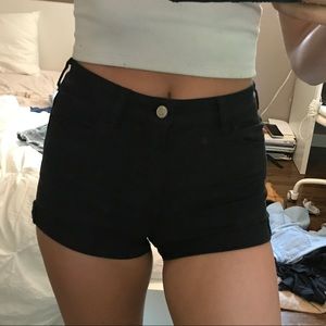 PacSun Black High Rise Shorts